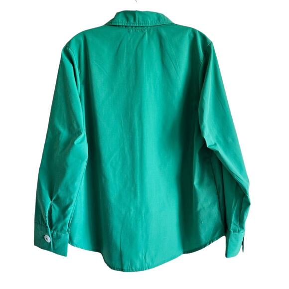 FASHION NOVA Women's M Shirt Kelly Green Button Up Long Sleeve NEW NWT - Picture 10 of 10